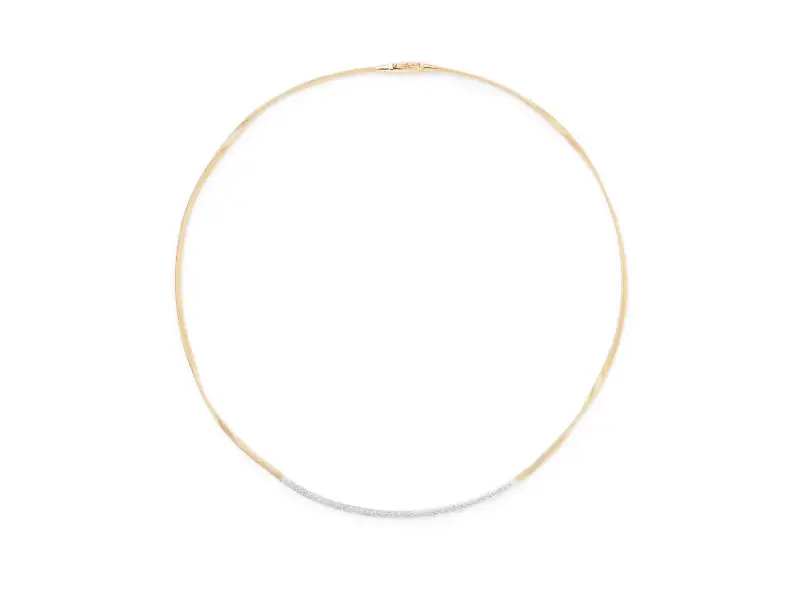 18KT YELLOW GOLD NECKLACE WITH DIAMONDS MARRAKECH MARCO BICEGO CG851